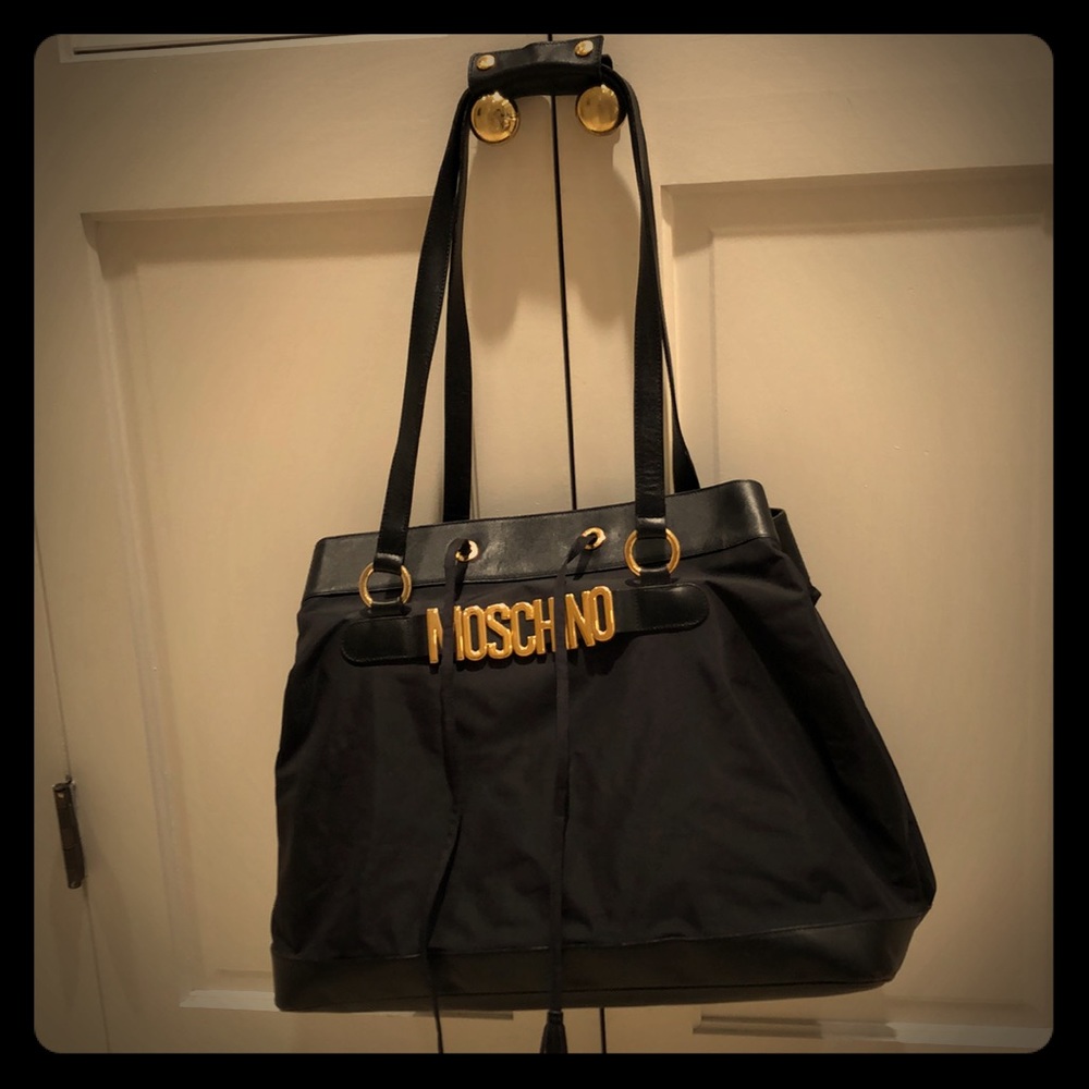 MOSCHINO weekender shoulder bag
